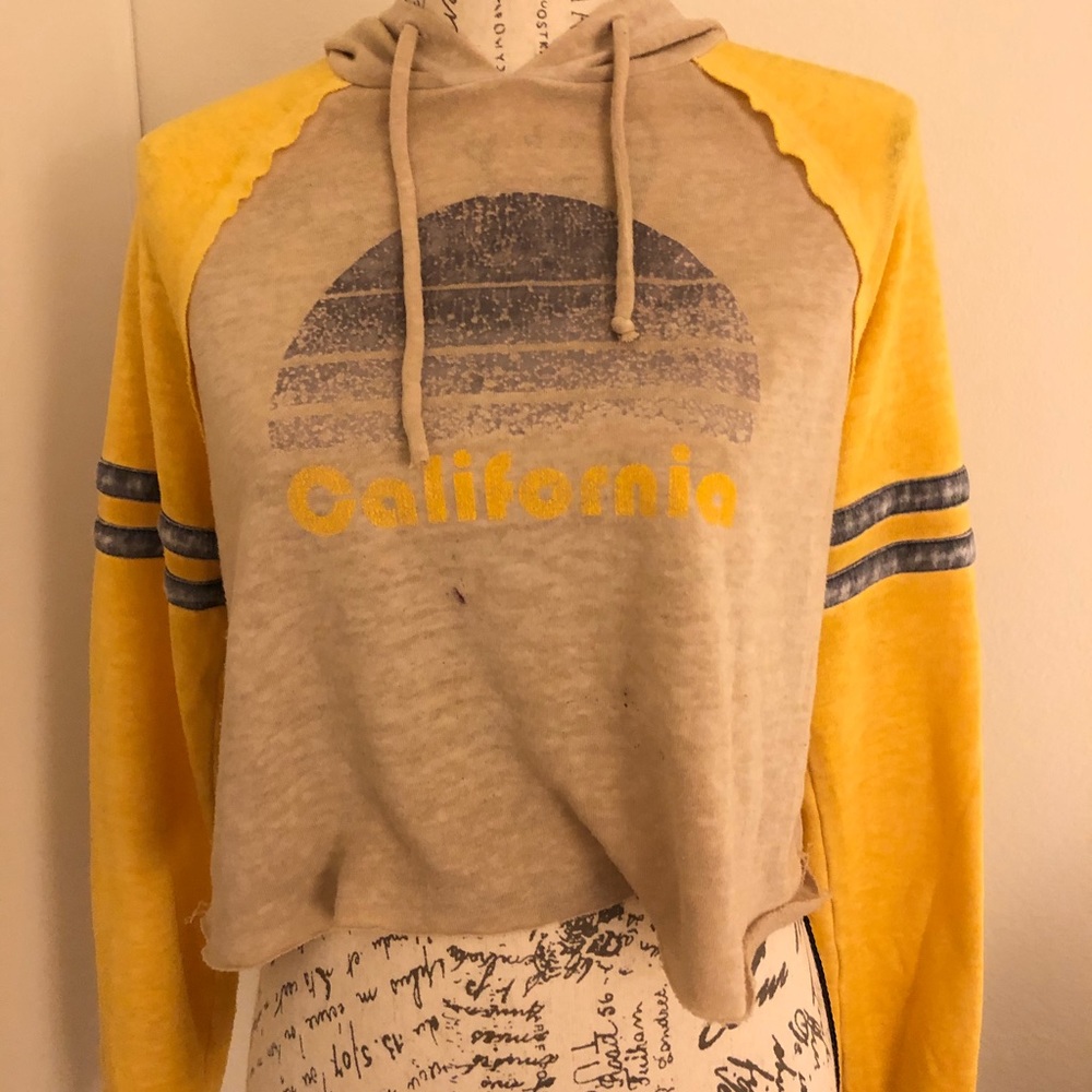 Perfect condition cropped hoodie